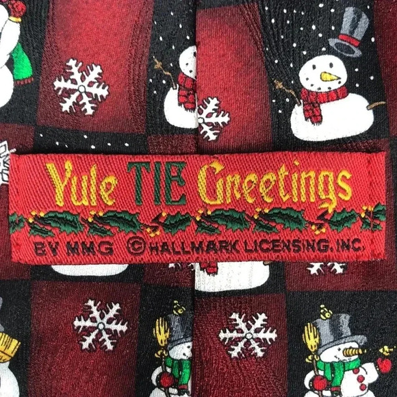 HALLMARK Licensing Snowman Christmas Neck Tie - Picture 5 of 7